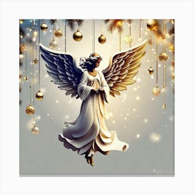 Angel Christmas Wallpaper 7 Canvas Print