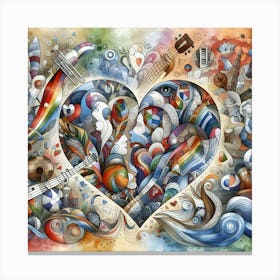 Heart Of The World 2 Canvas Print