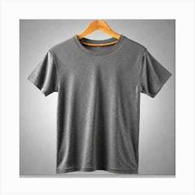 Grey T - Shirt 6 Canvas Print