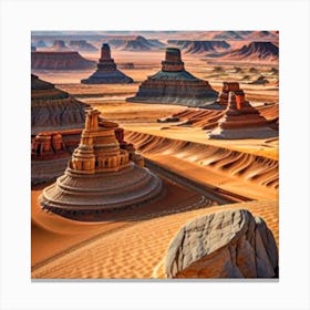 Desert Landscape 1 Canvas Print