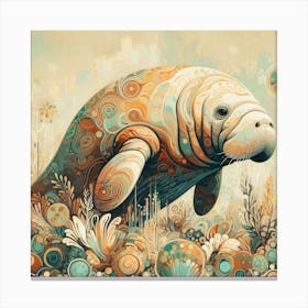 Peixe Boi Canvas Print