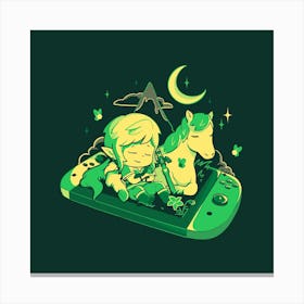 Chilling Hero - Cute Lazy Geek Gift 1 Canvas Print