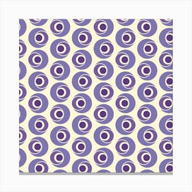 Colorful Retro Pattern 13 Canvas Print