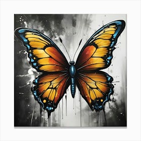 Butterfly Painting 132 Canvas Print