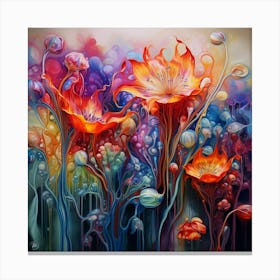 Magical Flowers Canvas Print