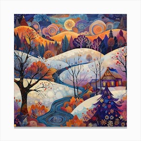 Winter Landscape 7 Canvas Print