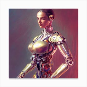 Robot Woman 2 Canvas Print