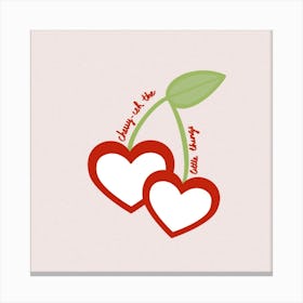Cherry - ish the little things Canvas Print