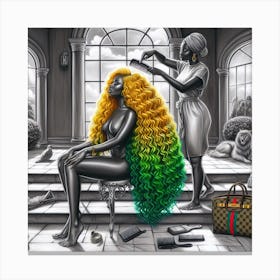 Afro-Futurism Canvas Print