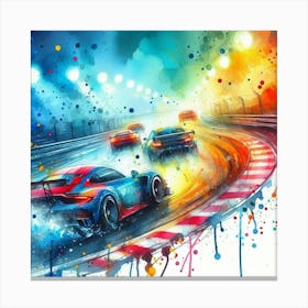 Racing Cars 1 Canvas Print