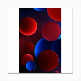 Abstract Spheres Canvas Print