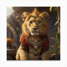 Lion King 1 Canvas Print