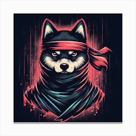 Ninja Dog 2 Canvas Print