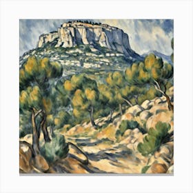 Mont Sainte Victoire 1892–1895, Paul Cézanne 2 Canvas Print