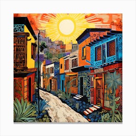 Mexican Street Canvas Print