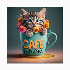 Cafe Dehyan Canvas Print