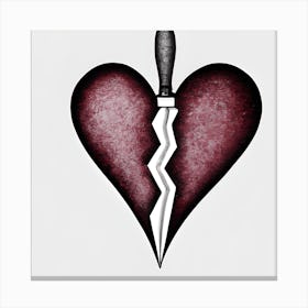 Broken Heart Canvas Print