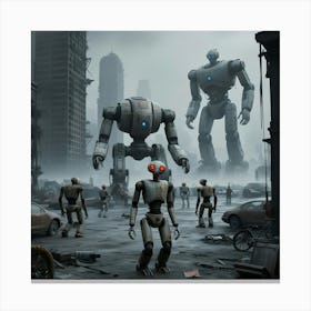 AGE OF ROBOTICS Canvas Print