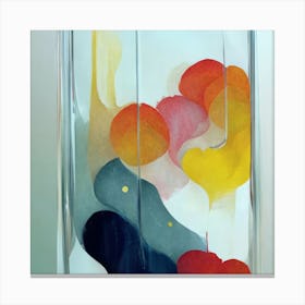 Abstract Watercolour Painting Canvas Print