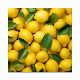 Lemons 2 Canvas Print