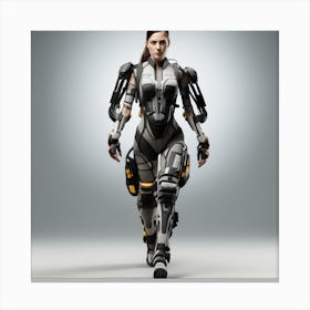 Futuristic Woman 120 Canvas Print