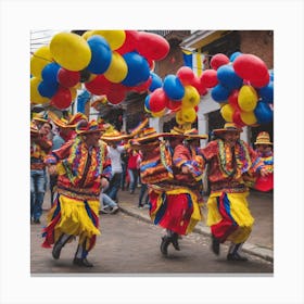 Ecuador Street Dance Canvas Print