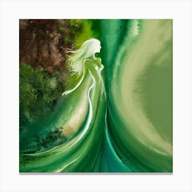 Green Goddess Canvas Print