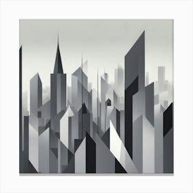 Abstract Cityscape 23 Canvas Print