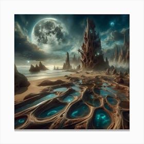 Alien Landscape Canvas Print