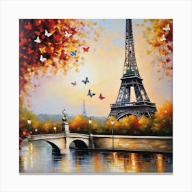 Paris Eiffel Tower 89 Canvas Print