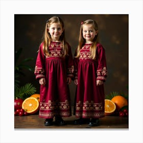 Russian Girls Canvas Print