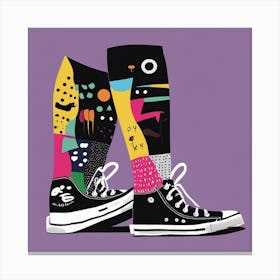 Looking For My Socks Canvas Print