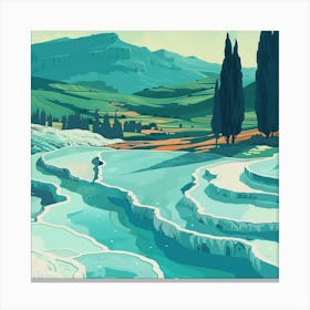 Ice Landscape Canvas Print