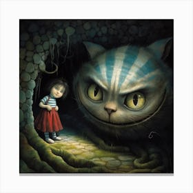 Cheshire Cat Canvas Print