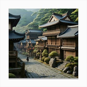 Asian Village 2 Canvas Print