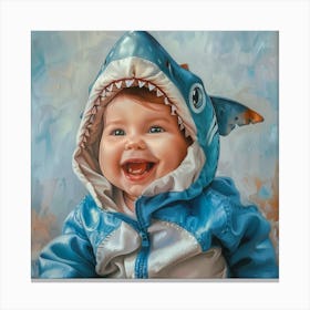Baby Shark Canvas Print