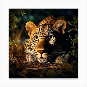 Wild Animal Creative Portrait 168 Canvas Print