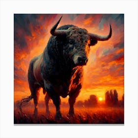 Wild Animal Illustration 90 Canvas Print