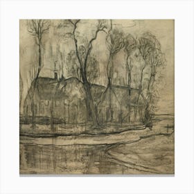 Farm Near Duivendrecht, The Sea (1905–1914) By Piet Mondrian Canvas Print