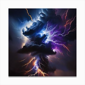 Lightning Storm 10 Canvas Print