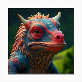 Firefly Photorealistic, Hyper Detailed, Funny, Creature, Colorful, Whimsical, Imaginative, Vibrant, (11) Canvas Print