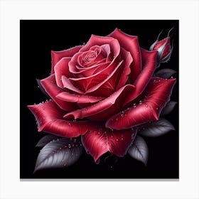 Red Rose 2 Canvas Print