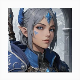 Elf Girl Canvas Print