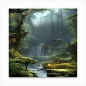 Faerie Forest Canvas Print