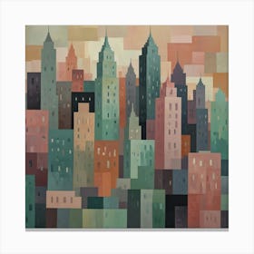 New York City Skyline 6 Canvas Print