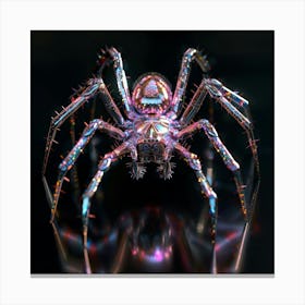Holographic Spider Canvas Print