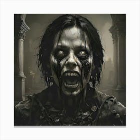 A horror deadly poster Canvas Print