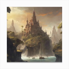 Fantasy Castle 55 Canvas Print