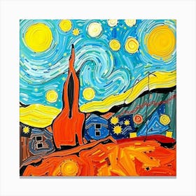 Starry Night 25 Canvas Print