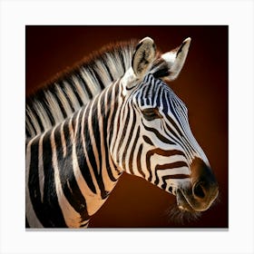 Firefly Zebra In A Mesmerizing Optical Illusion Of Stripes 40171 (2) Canvas Print